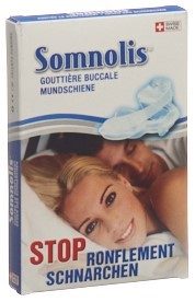 False, False - Somnolis Anti-Schnarch-Rutsche, One Size, Schwarz Bedruckt