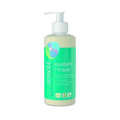 Sonett, SONETT Handseife 7 Kräuter Pumpspender (300ml)