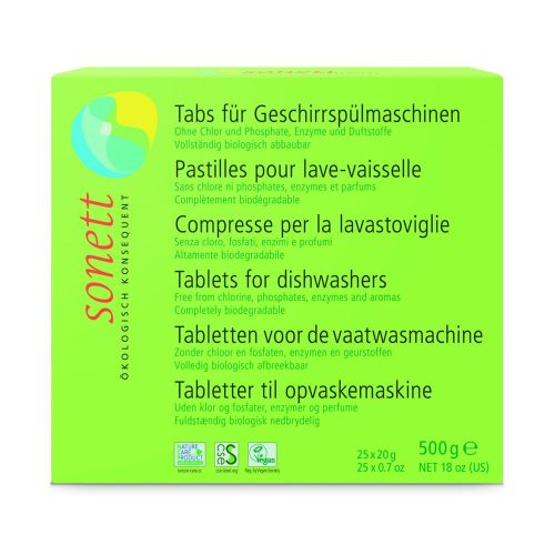 Sonett, Sonett Tabs für Geschirrspülmaschine (25 x 20g)