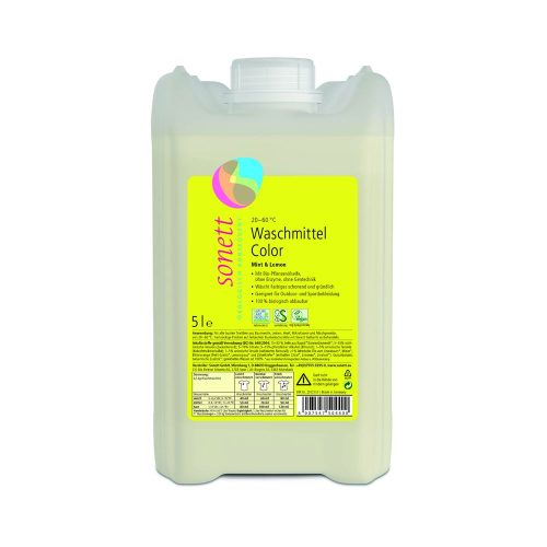 Sonett, Sonett Waschmittel Color Mint & Lemon 20°-60°C (5L)