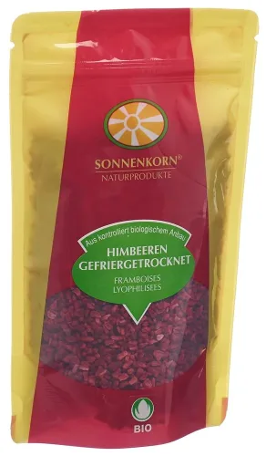 SONNENKORN, SONNENKORN Himbeeren gefriergetrocknet Bio Knospe (40g)