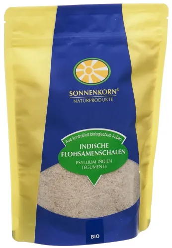SONNENKORN, SONNENKORN Indische Flohsamenschalen Bio 99% (220g)