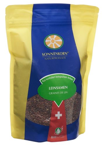 SONNENKORN, SONNENKORN Leinsamen Bio Knospe (500g)