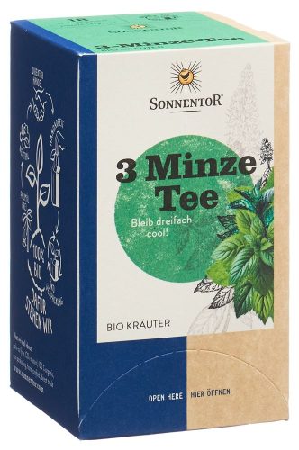 Sonnenkorn, SONNENTOR 3-Minze Tee Bio (18x1.2g)