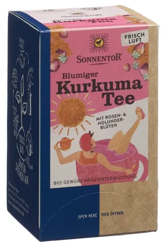 SONNENTOR, Sonnentor blumiger Kurkuma Tee BIO (18 Stk)