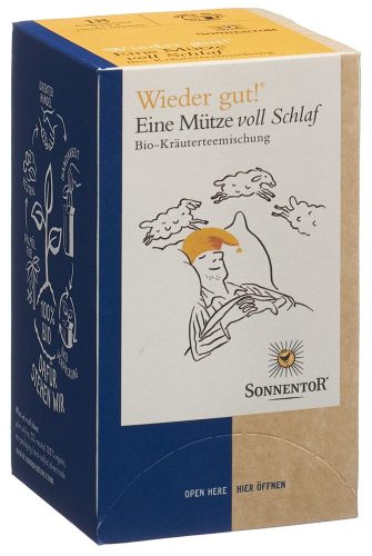 SONNENTOR, Sonnentor Wieder gut! Eine Mütze voll Schlaf Bio Tee (18x1.5g)