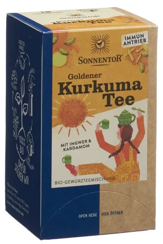 SONNENTOR, Sonnentor goldener Kurkuma Tee BIO (18 Stk)