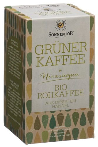 SONNENTOR, Sonnentor Grüner Kaffee Nicaragua Bio-Rohkaffee (18x3g)