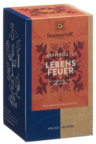 SONNENTOR, Sonnentor Happiness Is Lebensfeuer Bio Tee (18x1.7g)