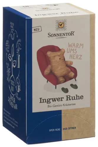SONNENTOR, Sonnentor Ingwer Ruhe Tee BIO (18 Stk)