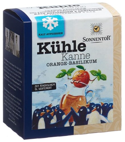 SONNENTOR, Sonnentor Kühle Kanne Teepyramiden Orange-Basilikum BIO (16 Stk)