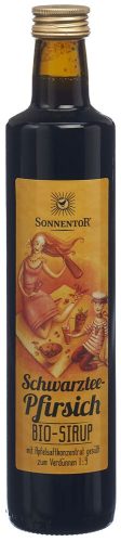 SONNENTOR, Sonnentor Schwarztee-Pfirsich Sirup BIO (500ml)