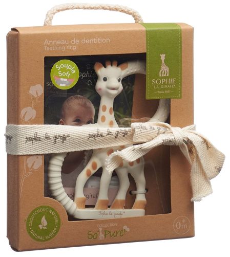 Sophie la girafe, Beißring So'Pure weich aus Naturkautschuk