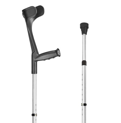 Sahag, Sahag Krücken Ergoline Hart 76-96cm alu schwarz (1 Paar)