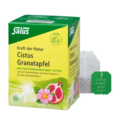 Salus, Salus Cistus Granatapfel Bio Tee (15 Beutel)