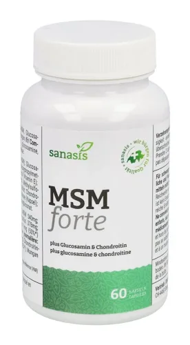 sanasis, sanasis MSM Glucosamin & Chondroitin Kapseln (60 Stk)