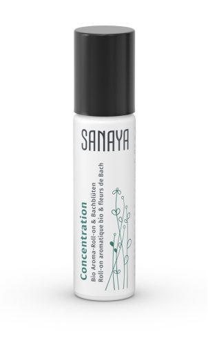 Sanaya, Sanaya Aroma & Bachblüten Roll Concentration Bio (10 ml)