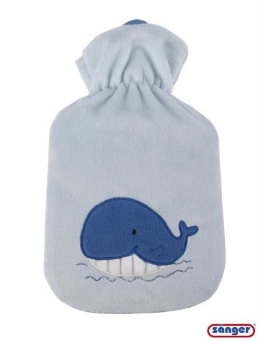 Sänger, Sänger Wärmflasche Naturkautschuk Velour 0.8 Liter Wal Wanda (1 Stk)