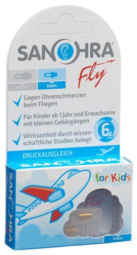 Sanohra, SANOHRA FLY Ohrenst&ouml;psel Kinder 2 Stk