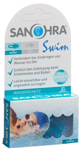 Sanohra, SANOHRA SWIM Ohrenst&ouml;psel Erwachsene 2 Stk