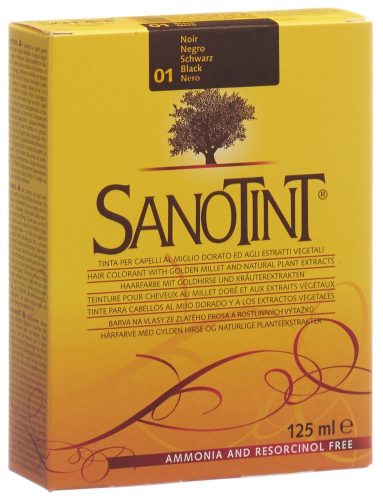 Sanotint, Sanotint Haarfarbe 01 schwarz (125ml)