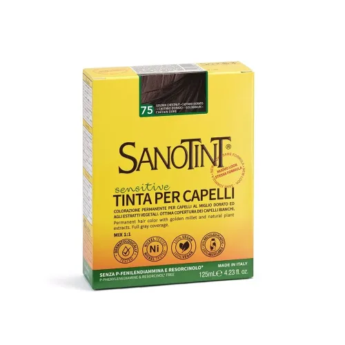 Sanotint, Sanotint Sensitive Haarfarbe 75 goldbraun (125ml)