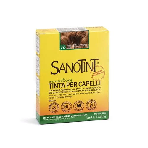Sanotint, Sanotint Sensitive Haarfarbe 76 bernstein (125ml)