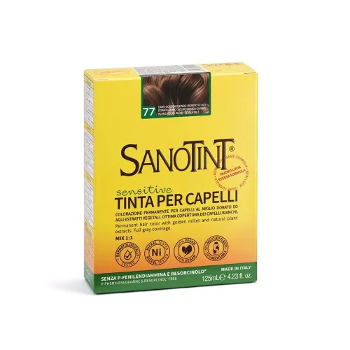 Sanotint, Sanotint Sensitive Haarfarbe 77 dunkelblond gold (125ml)