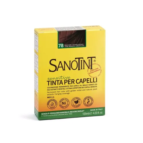 Sanotint, Sanotint Sensitive Haarfarbe 78 mahagoni (125ml)
