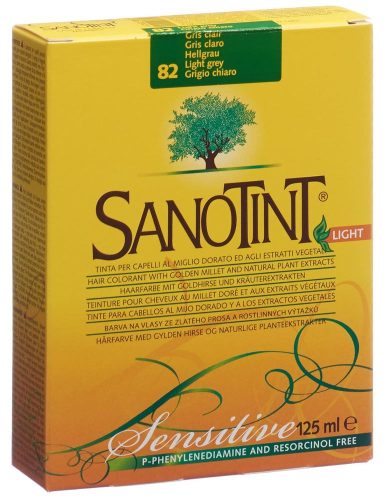 Sanotint, Sanotint Sensitive Haarfarbe 82 hellgrau (125ml)
