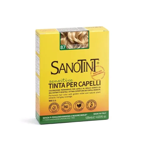 Sanotint, Sanotint Sensitive Haarfarbe 87 goldblond, sehr hell (125ml)
