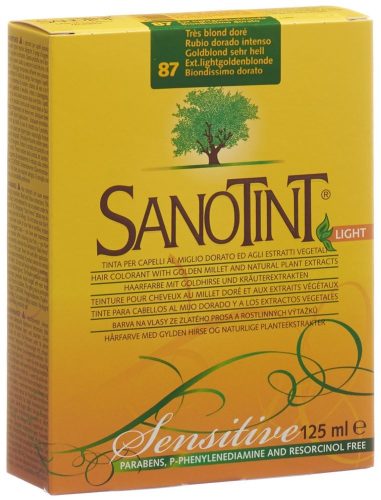 Sanotint, Sanotint Sensitive Haarfarbe 87 goldblond, sehr hell (125ml)