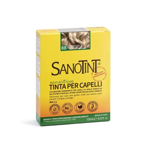 Sanotint, Sanotint Sensitive Haarfarbe 88 hellblond intensiv (125ml)