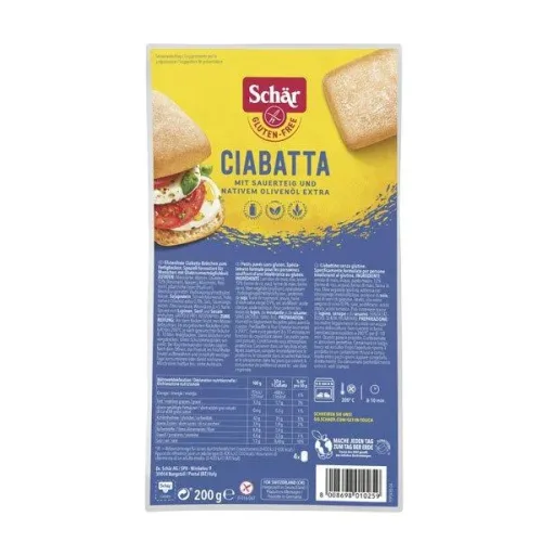 Schär, Schär Ciabatta Aufbackbrötchen (4 x 50g)