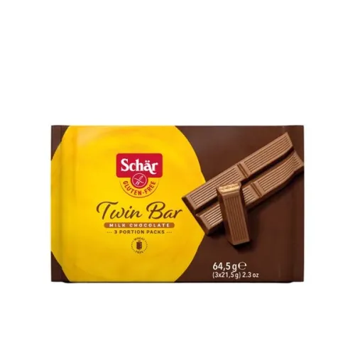 Schär, Schär Twin Bar Snack mit Schoko, glutenfrei (3x21.5g)