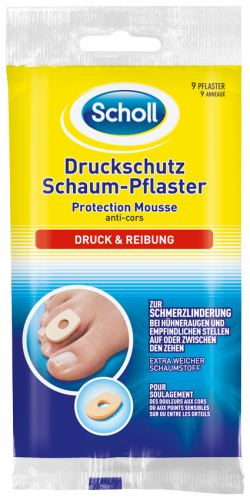 Scholl, Scholl Druckschutz Schaum Pflaster