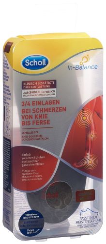 Scholl, SCHOLL InBalance Einlegesohle Knie und Fersenschmerzen 37-39.5 (1 Paar)