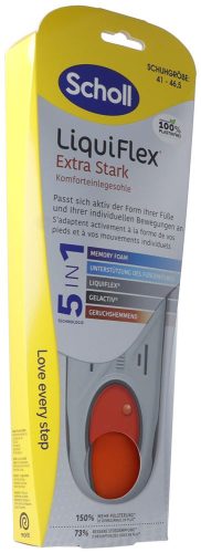 Scholl, Scholl LiquidFlex Einlegesohle, Grösse L, Extra Stark (1 Paar)