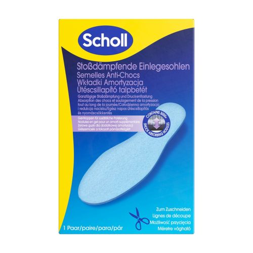 Scholl, Scholl - Stossdämpfend im praktischen Falt-Format, Shock Reducer Einlegesohlen, 1 Paar