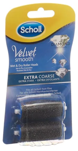 Scholl, Scholl Velvet Smooth Ersatzrollen, Extra Stark (2 Stk)