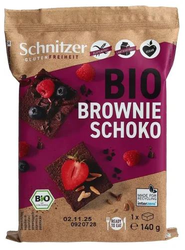 Schnitzer, Schnitzer Bio Veganer Schoko Brownie (140g)