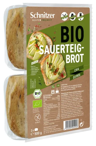 Schnitzer, Schnitzer Bio Chia Quinoa Brot glutenfrei (2x250g)