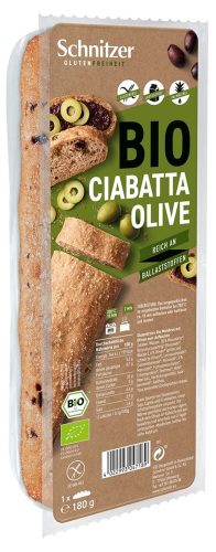 Schnitzer, Schnitzer Bio Ciabatta Olive glutenfrei (180g)