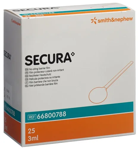 SMITH & NEPHEW, SECURA Lolly, reizfreier Hautschutz (25x3ml)