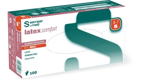 sempermed, sempermed latex comfort Handschuhe, Grösse S (100 Stk)
