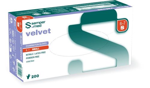 IVF HARTMANN AG, Sempermed Velvet Gants Nitril Violett S 6?7