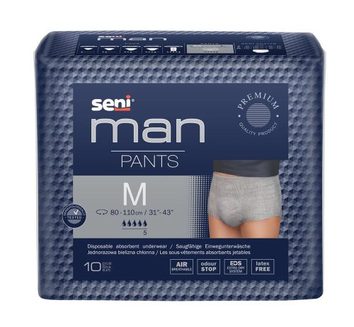 SENI, Seni Man Pants, Grösse M, Hüftumfang 80-110cm (10 Stk)