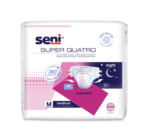 TZMO S.A., Seni® Super Quatro Night Medium Inkontinenzhosen