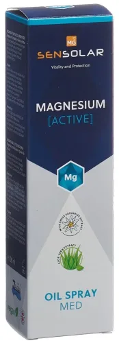 Sensolar, SENSOLAR Magnesium Active Oil Spray MED (100ml)