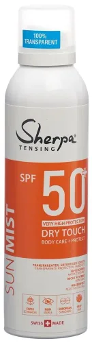 Sherpa Tensing, Sherpa Tensing Sonnencrem-Spray Invisible Sf50